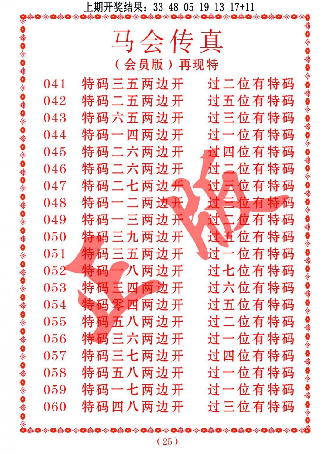 054期马会传真[图]