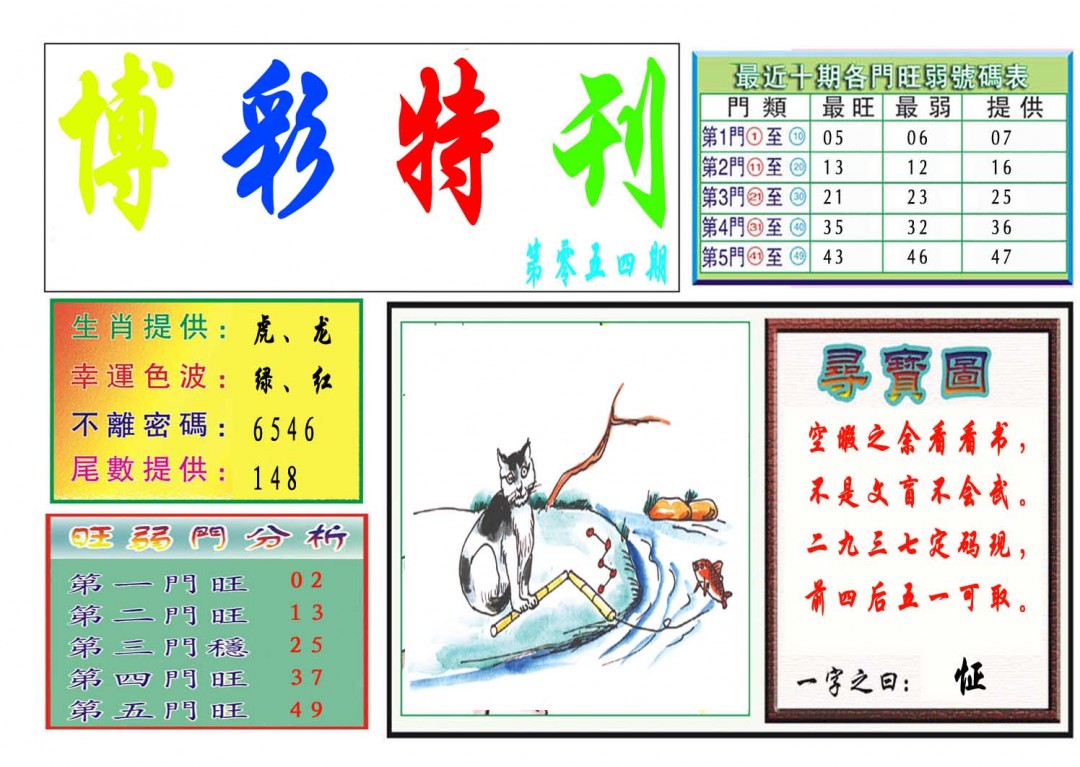 054期博彩特刊[图]