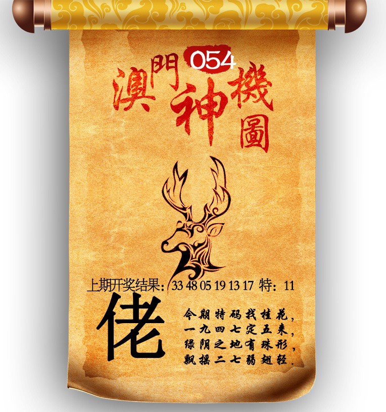 054期澳门神机图[图]