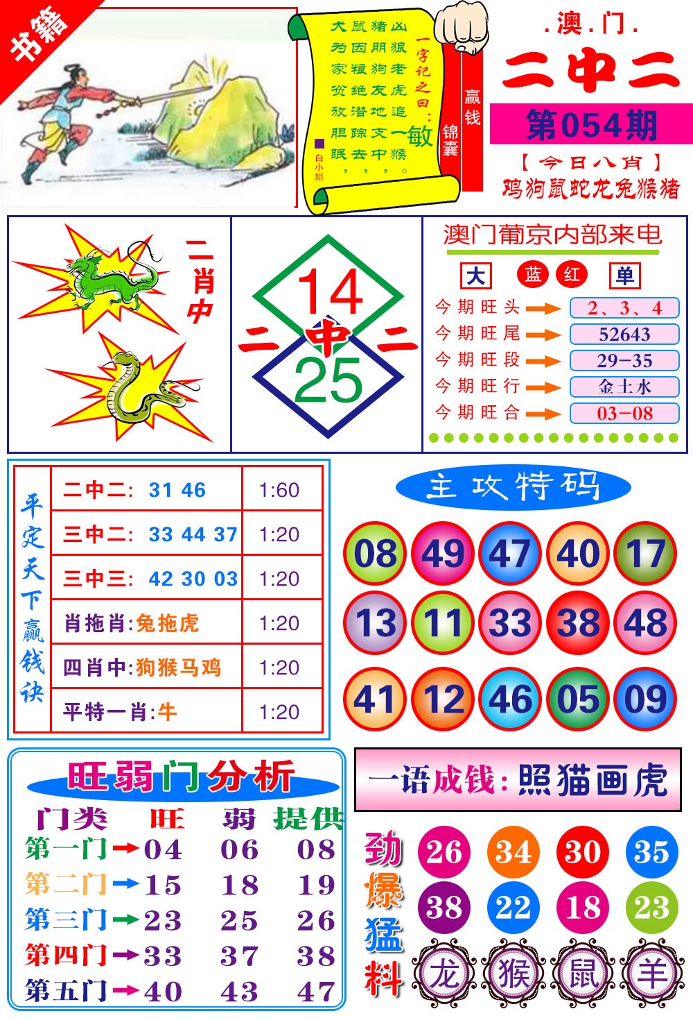 054期澳门平天下[图]