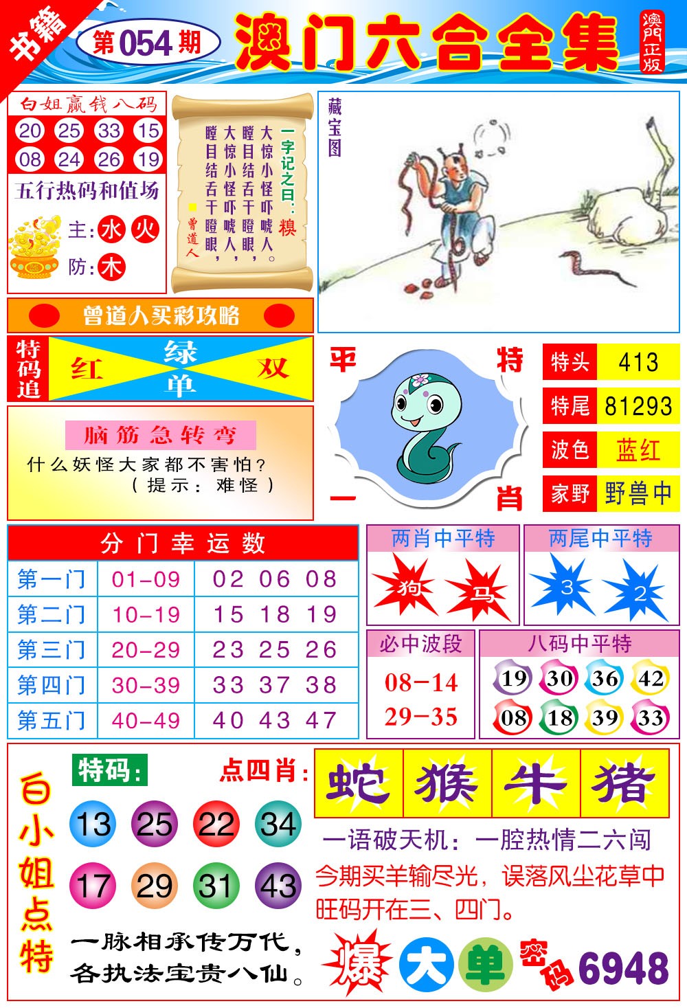 054期澳门全集六合[图]