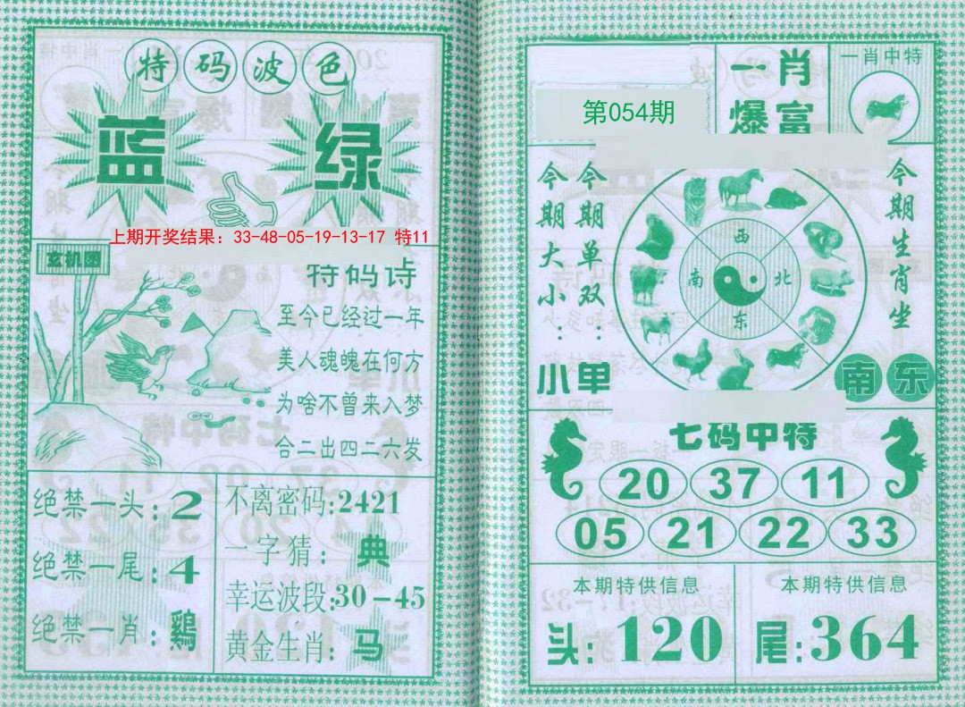 054期一肖爆富[图]