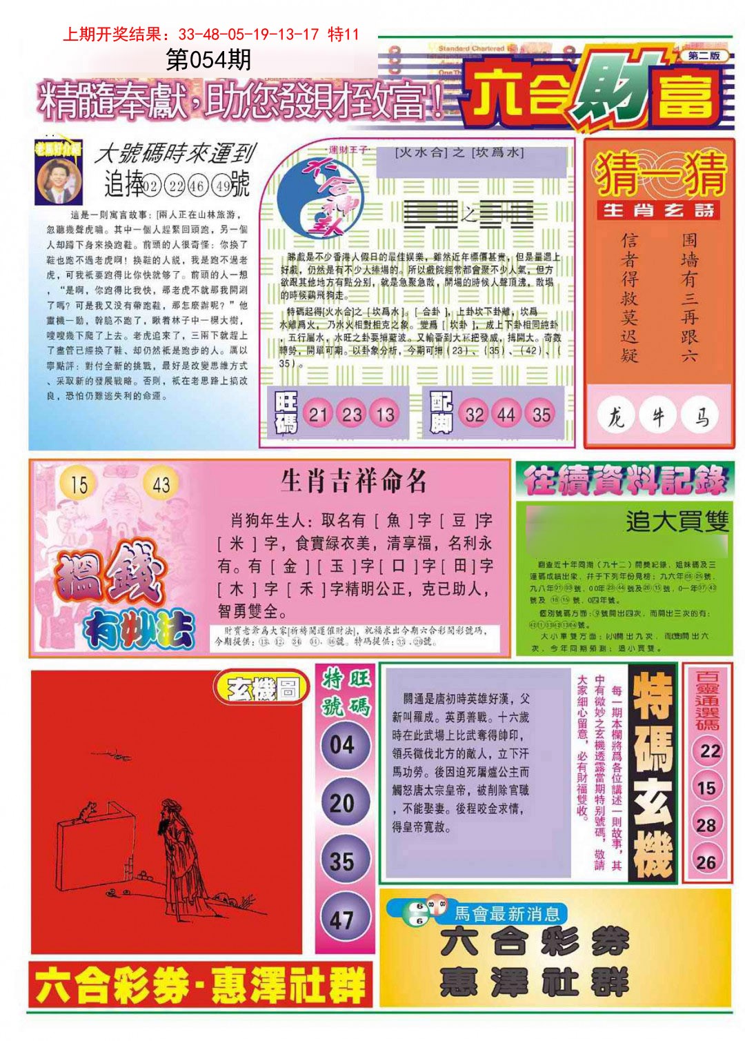 054期六合财富B[图]