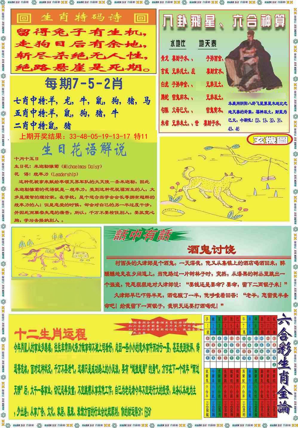 054期九龍马经B(推荐)[图]