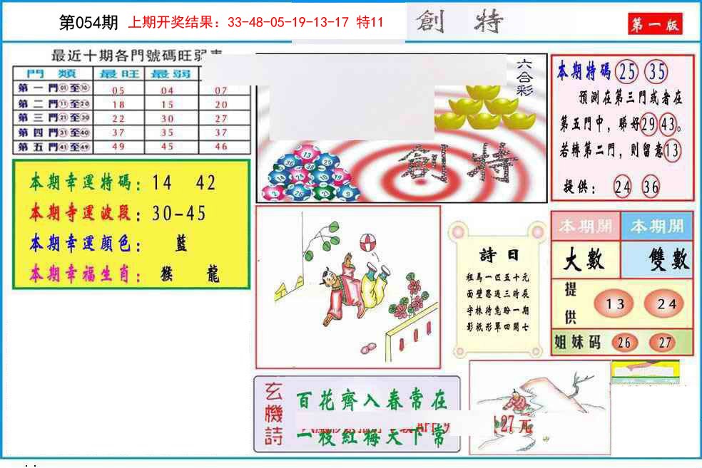 054期九龍创特A(推荐)[图]