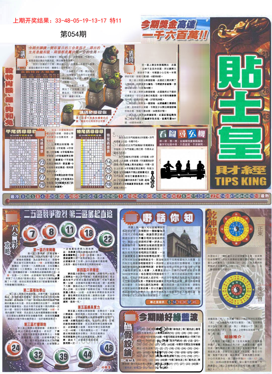 054期贴士皇A加大版[图]