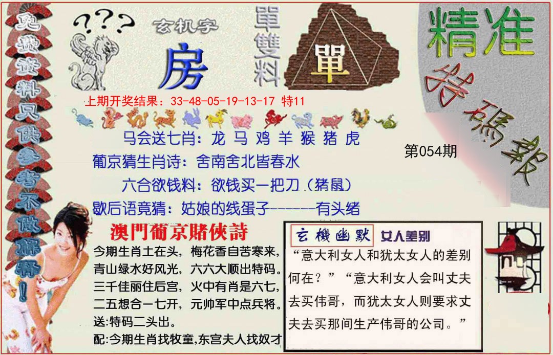 054期精准<特碼報>[图]