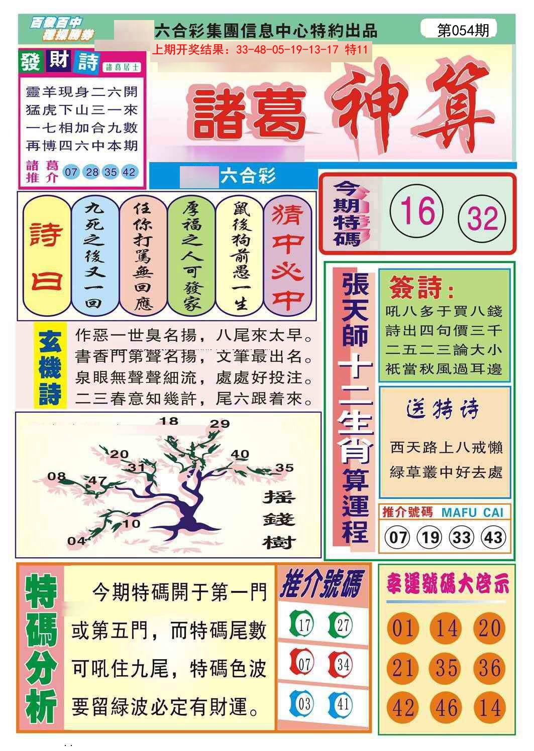 054期诸葛神算[图]