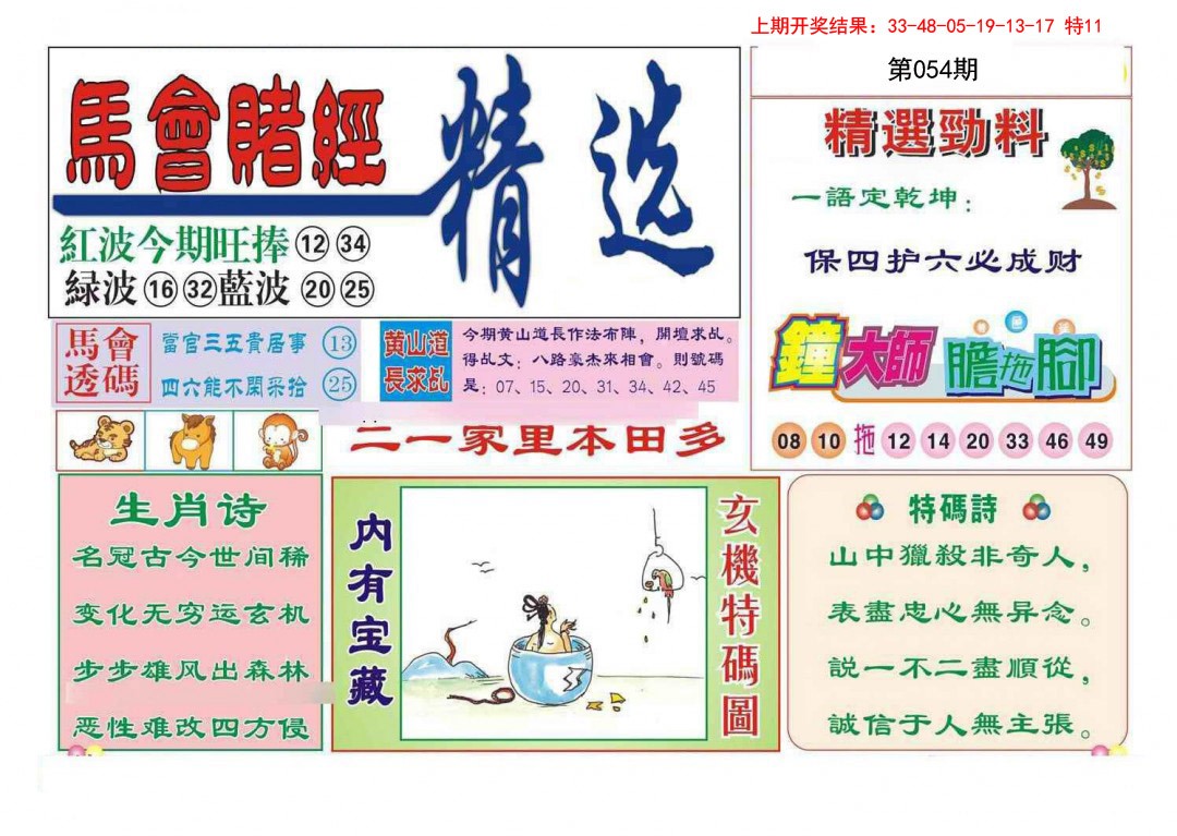 054期赌经精选[图]