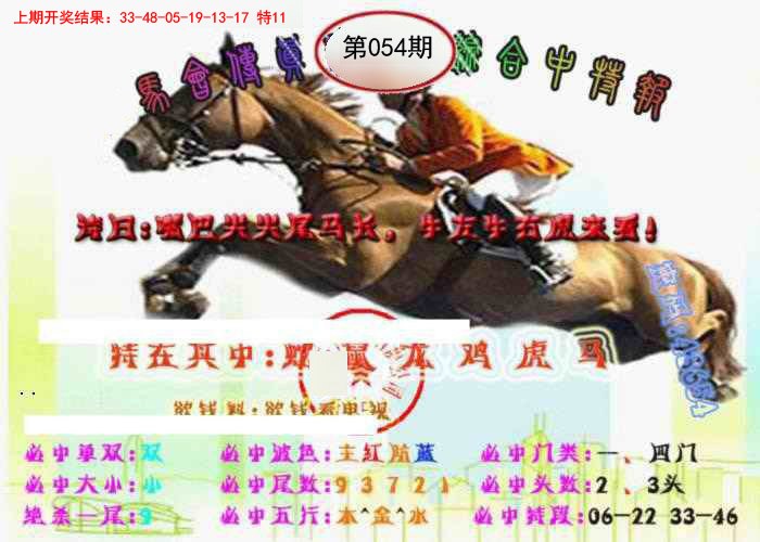 054期马会传真-综合报[图]
