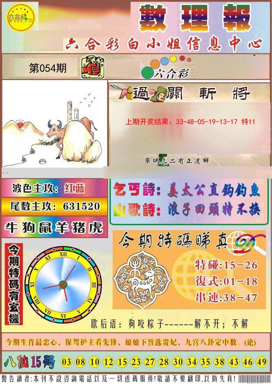 054期九龙数理报[图]