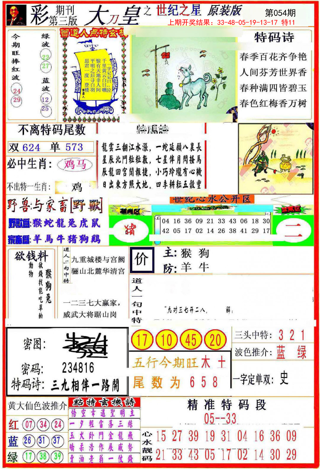 054期大刀皇之(世纪之星)[图]