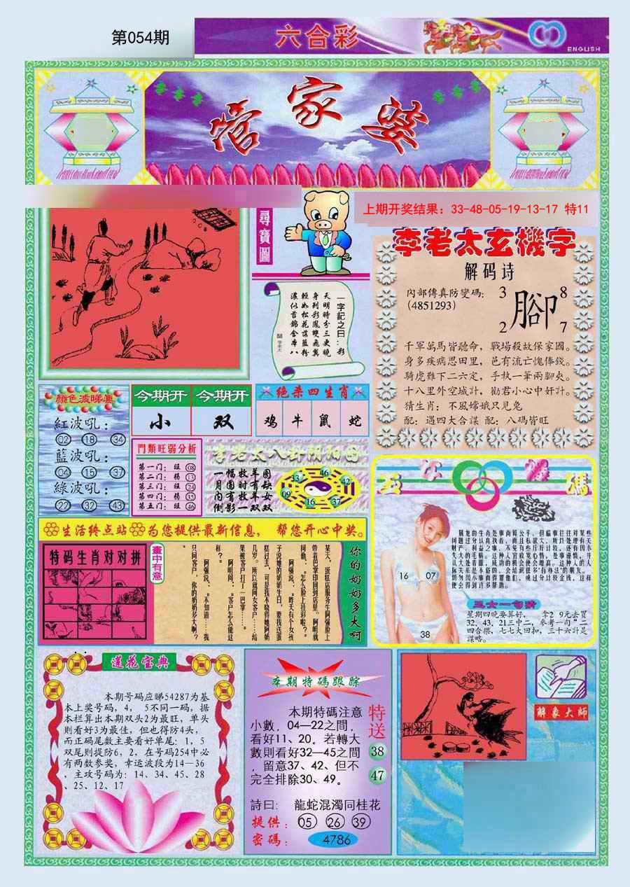 054期(新版)管家婆[图]