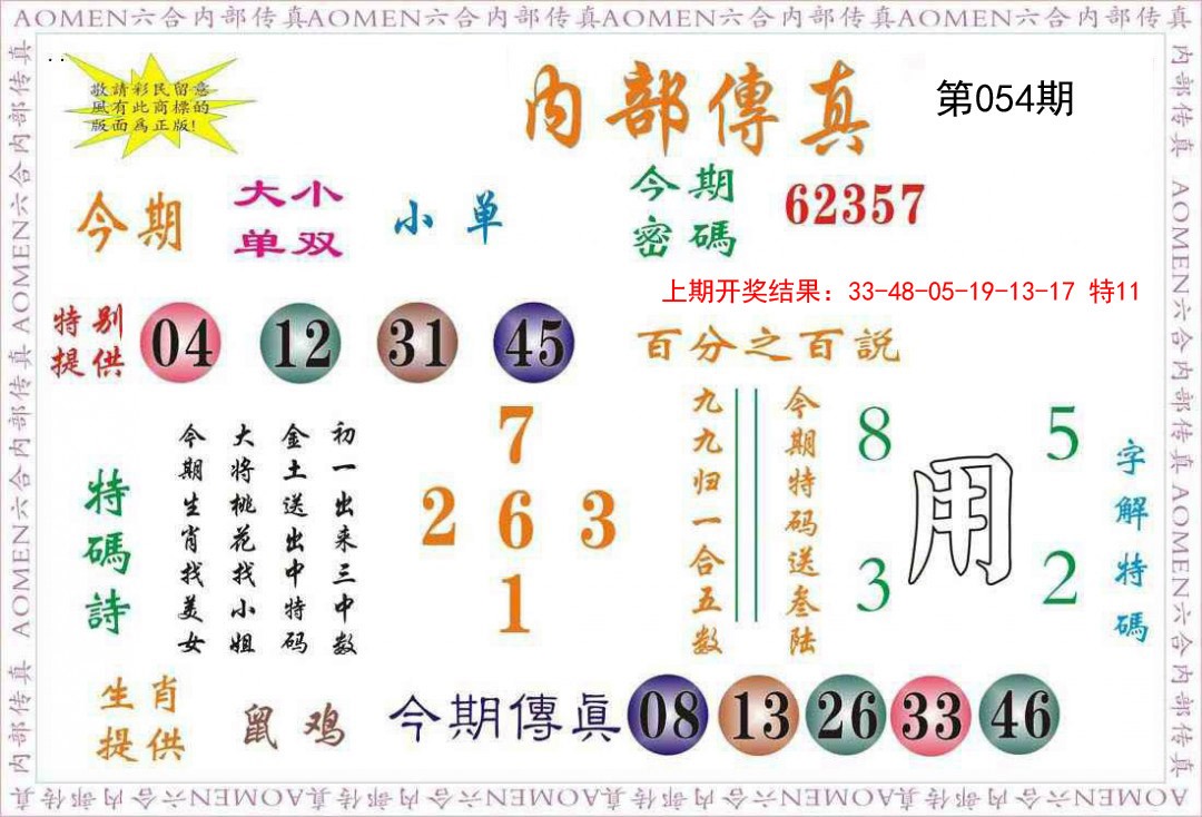 054期内部传真[图]