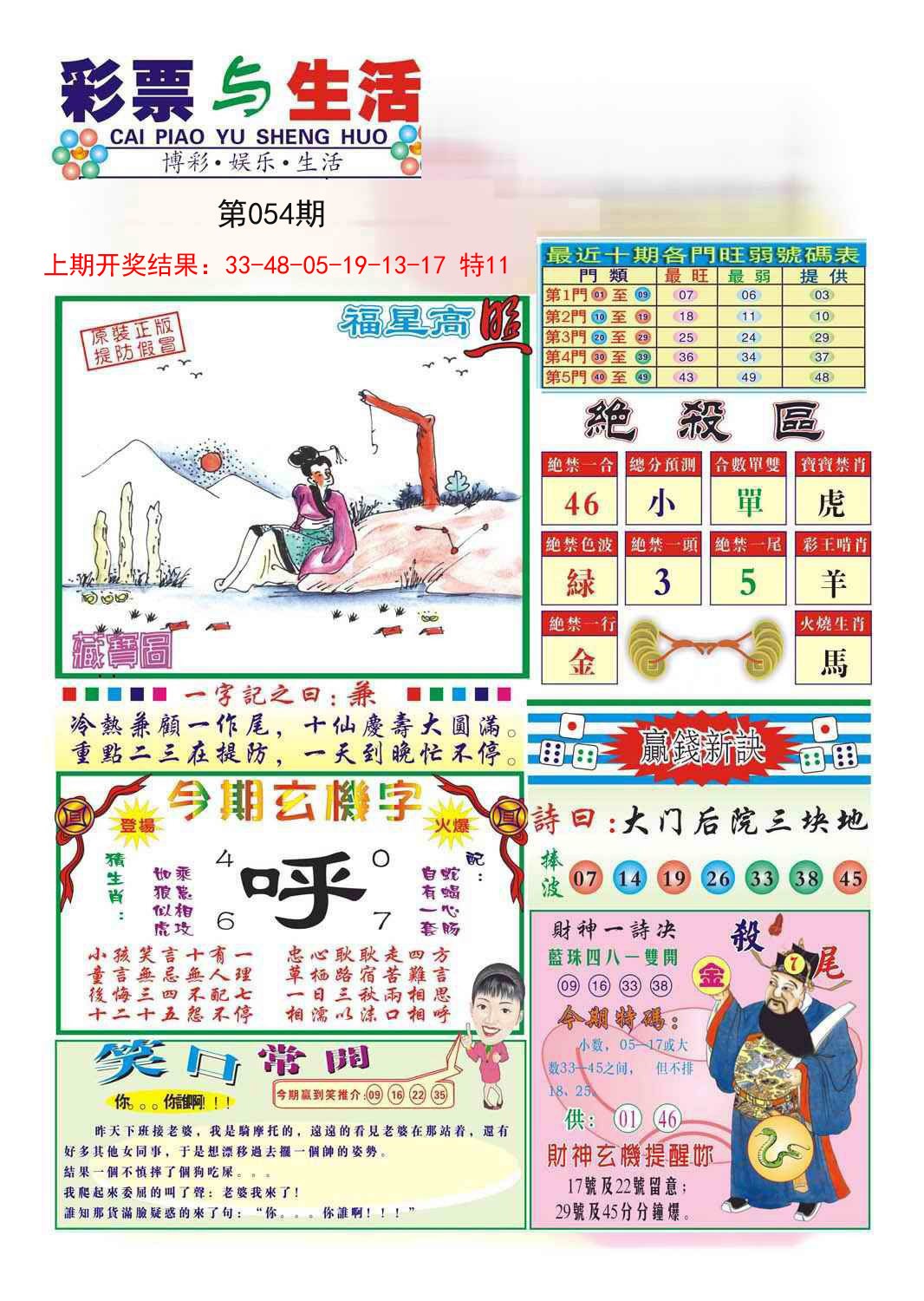 054期合众赌经A[图]