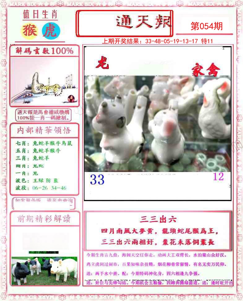 054期小喜通天报[图]