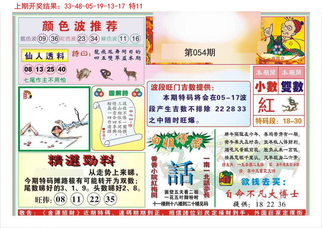 054期金运招财[图]