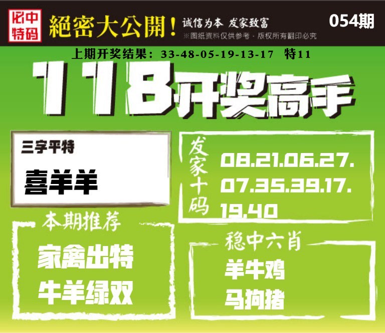 054期118开奖高手[图]