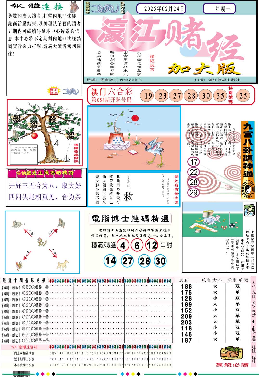 055期濠江赌经A加大版[图]