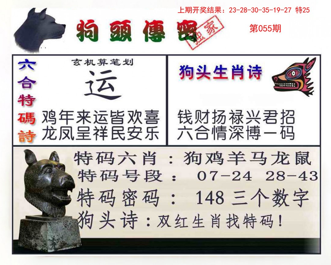 055期狗头传密[图]