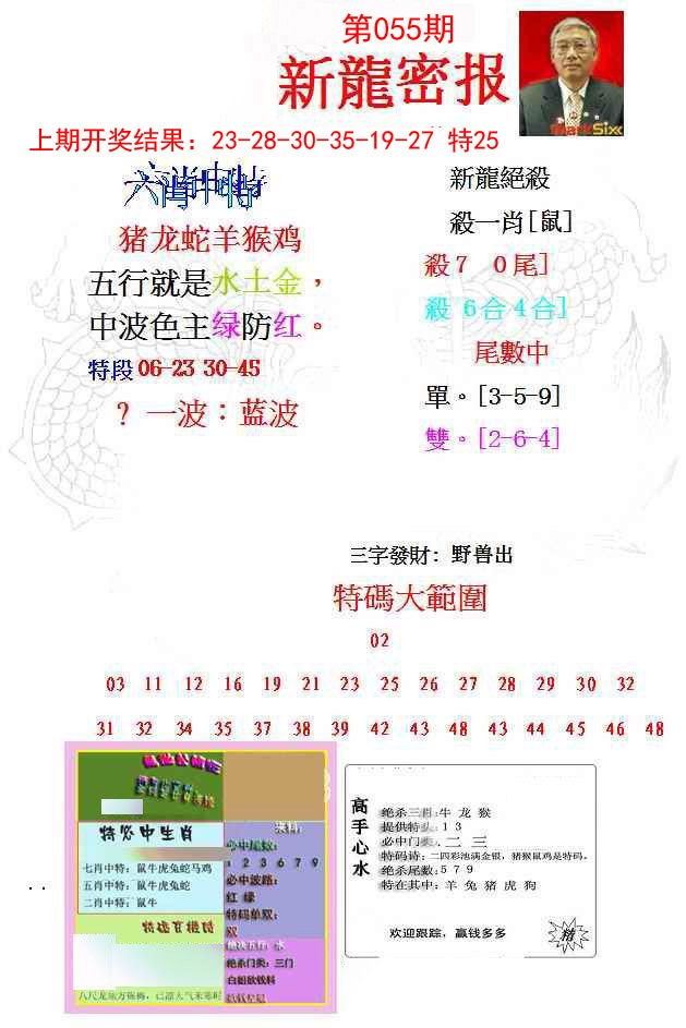 055期新龙密报[图]