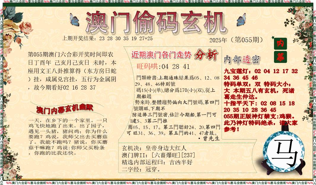 055期偷码玄机[图]