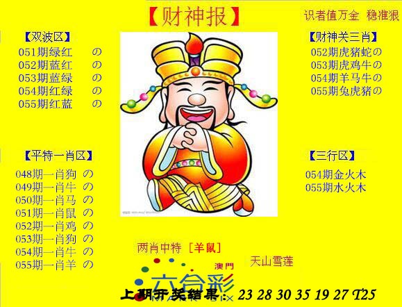 055期黄财神[图]