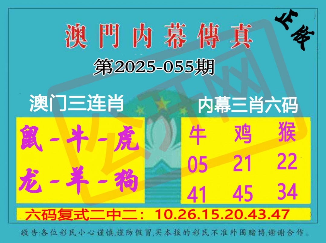 055期内幕传真三肖版[图]