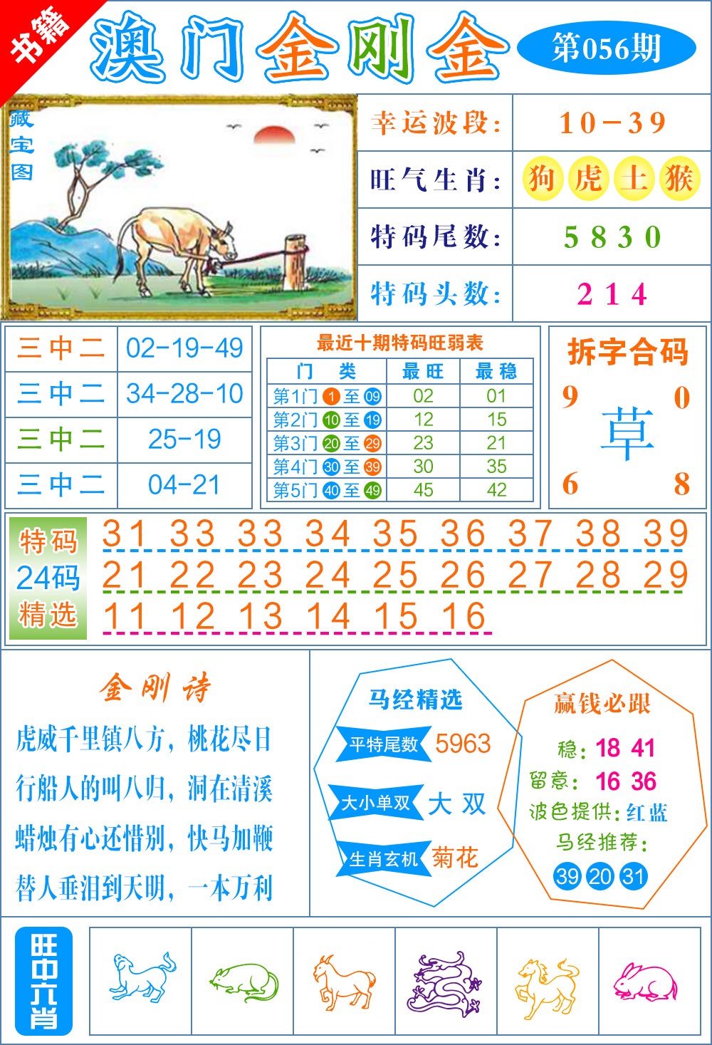 056期澳门金刚金[图]