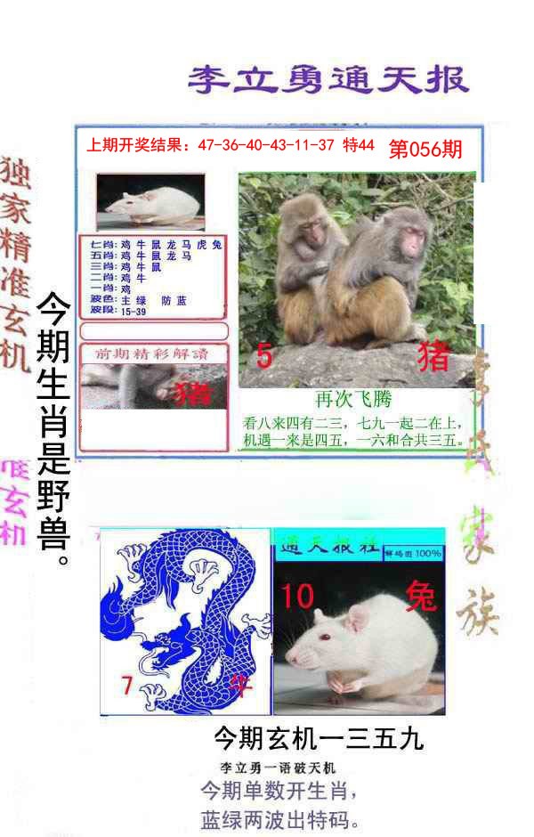 056期李立勇通天报[图]