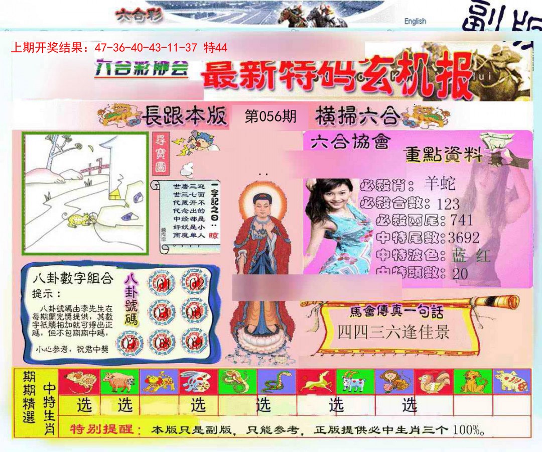 056期九龍内幕玄机报[图]