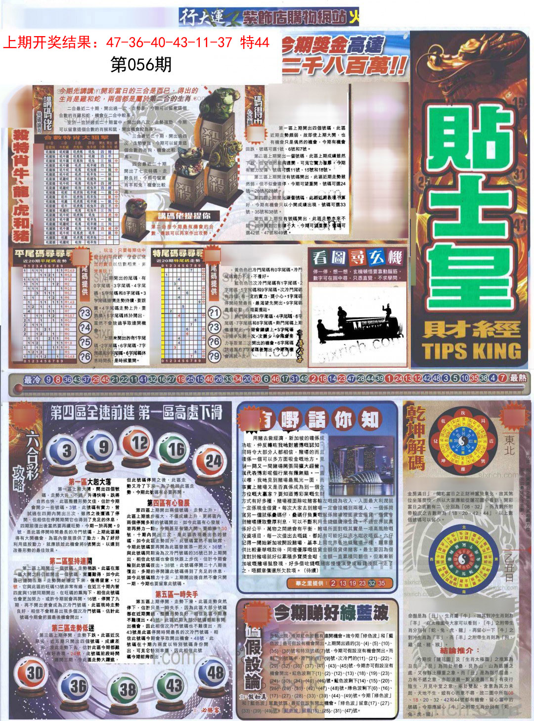 056期贴士皇A加大版[图]