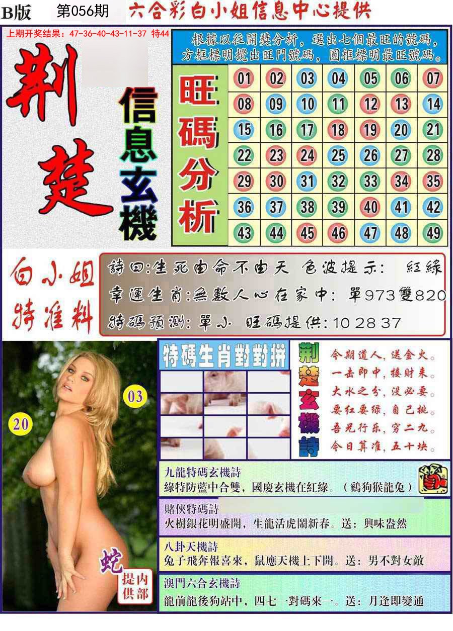056期荆楚信息玄机B[图]