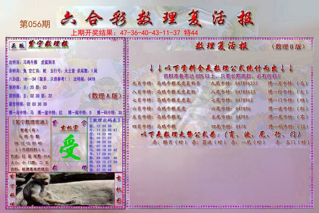 056期数理复活报[图]