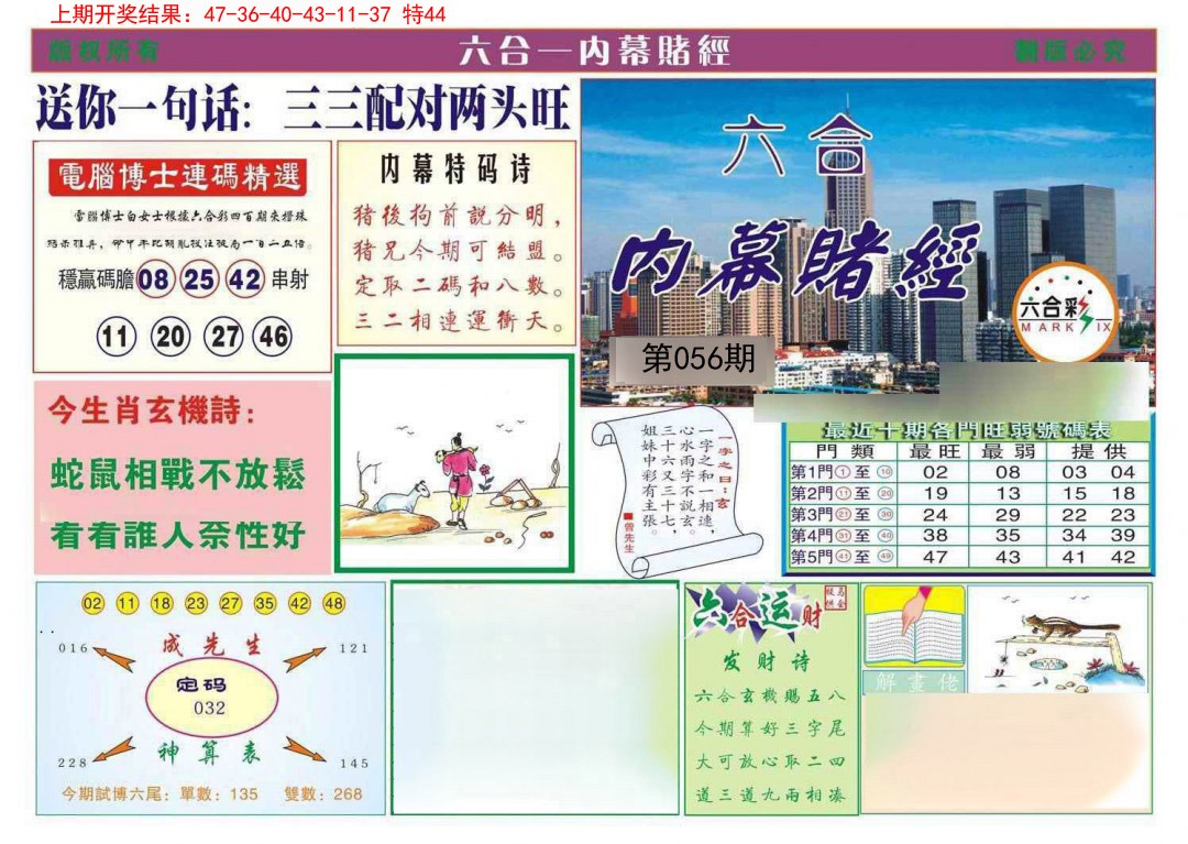 056期内幕赌经[图]