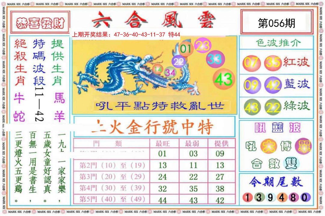 056期六合风云《另版》[图]