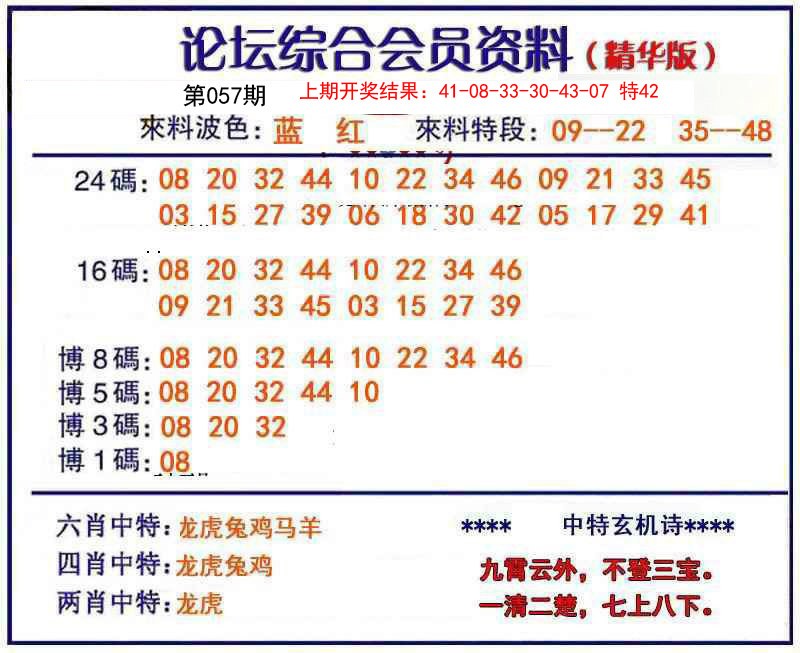 057期综合会员资料[图]