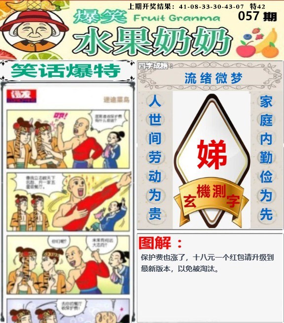 057期爆笑水果奶奶[图]