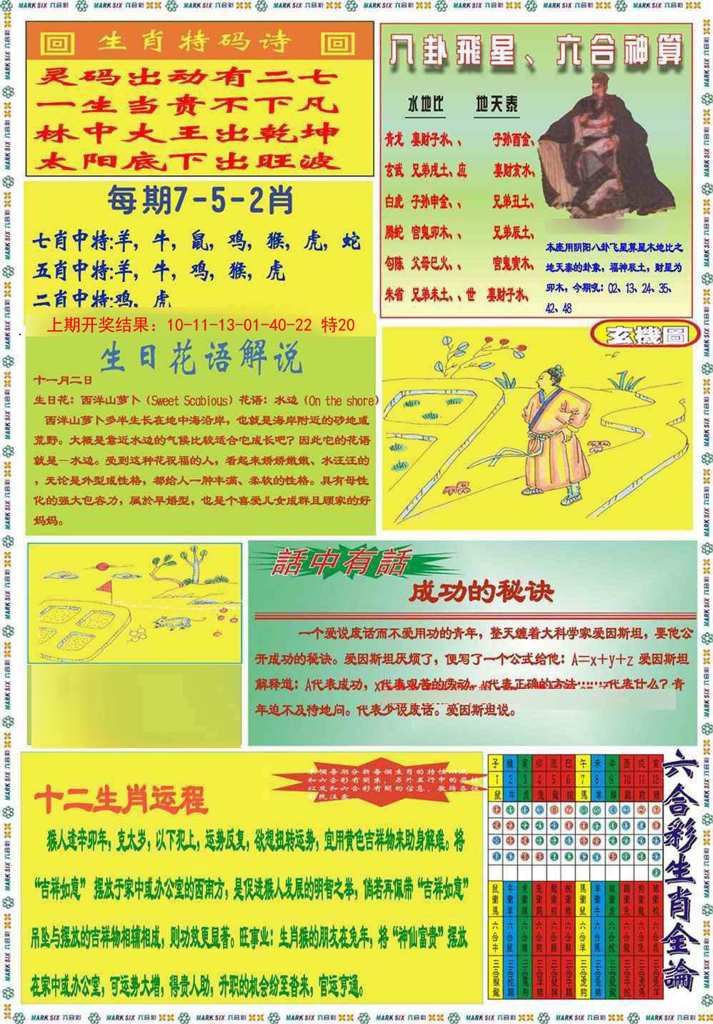 058期九龍马经B(推荐)[图]