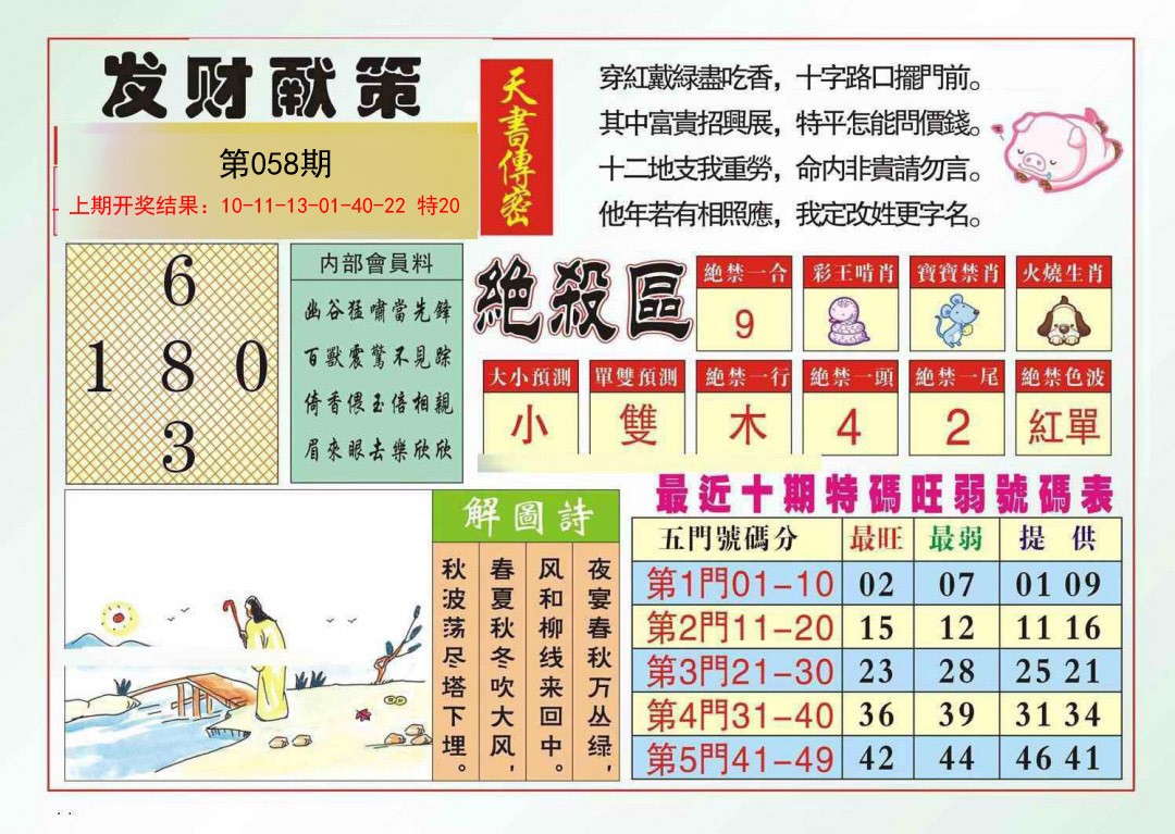 058期发财献策[图]