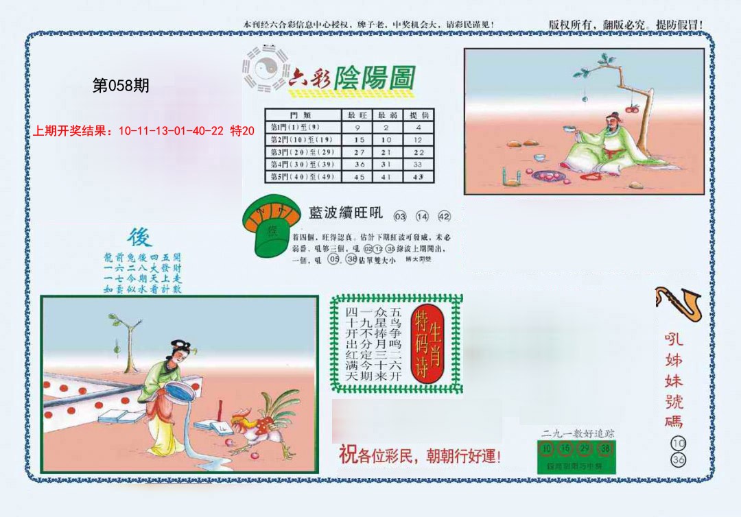 058期4-六合阴阳[图]