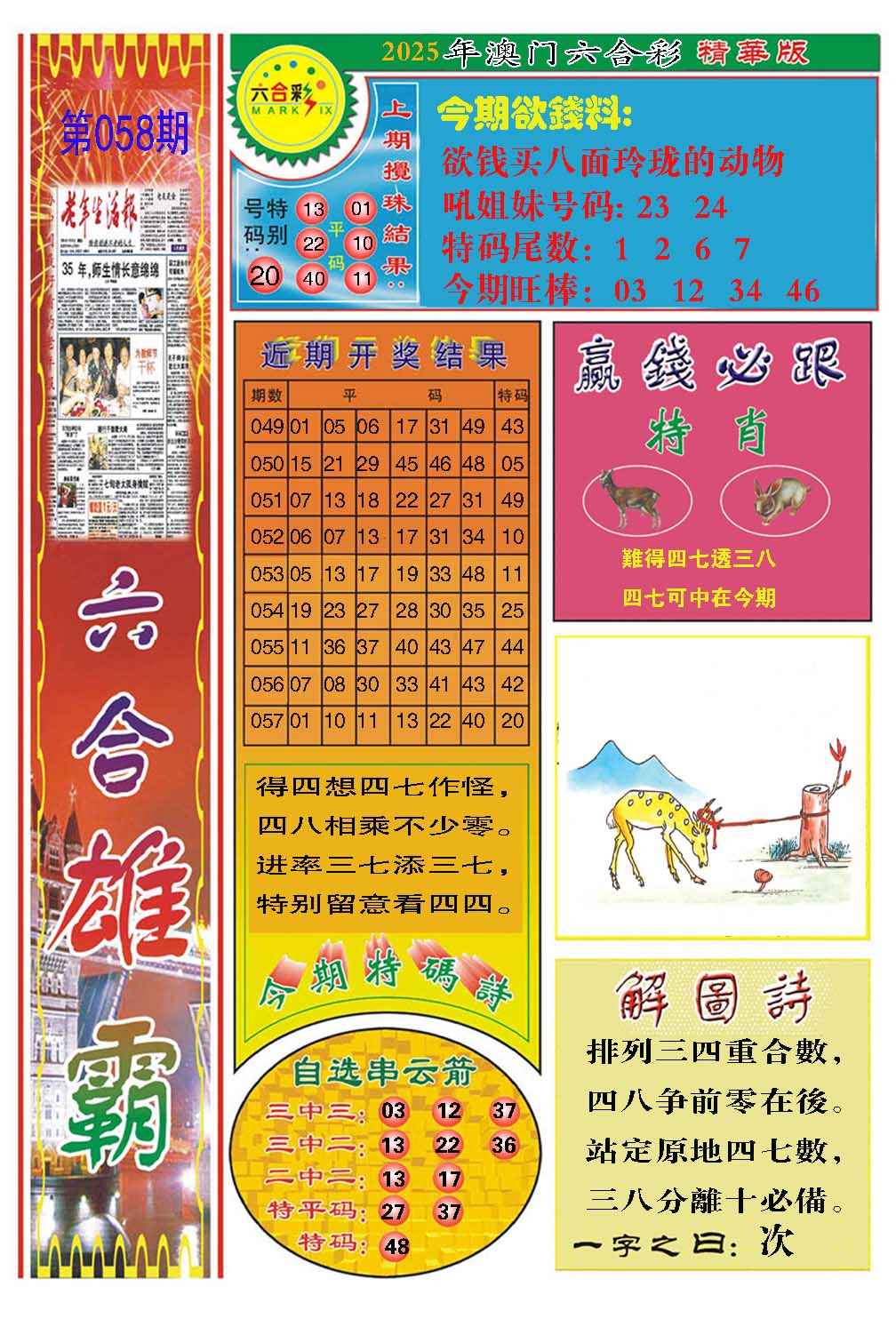 058期六合雄霸[图]