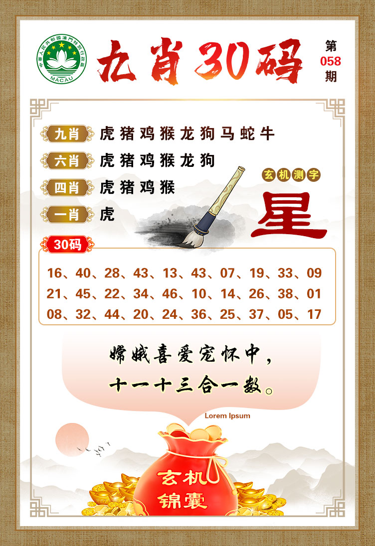 058期九肖30码[图]
