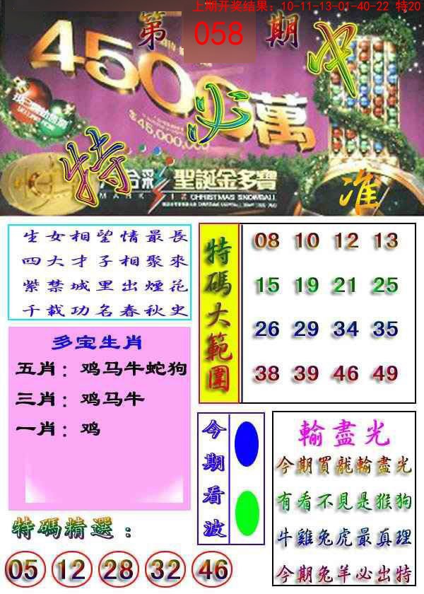058期特必中[图]