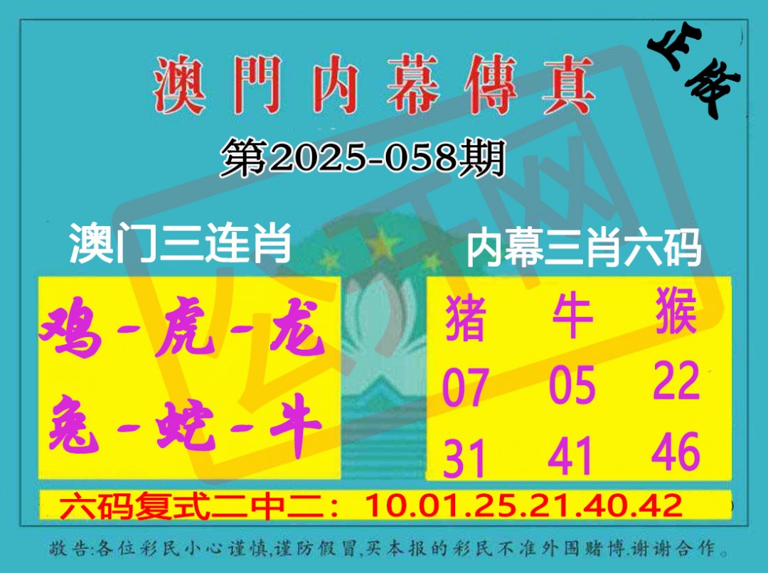 058期内幕传真三肖版[图]