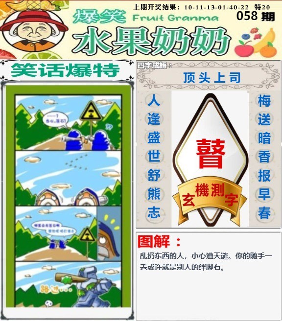 058期爆笑水果奶奶[图]