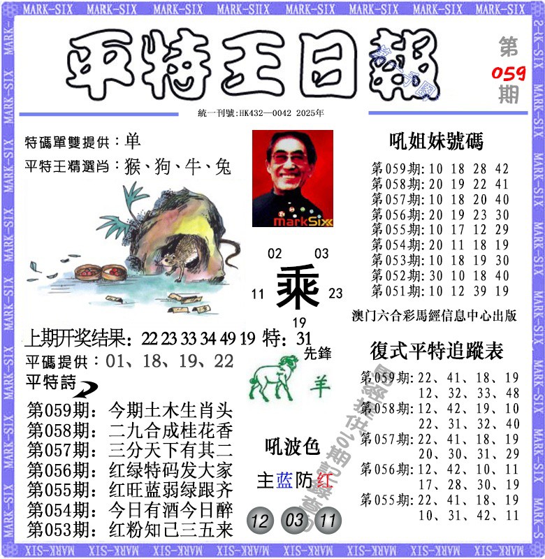 059期平特王日报[图]