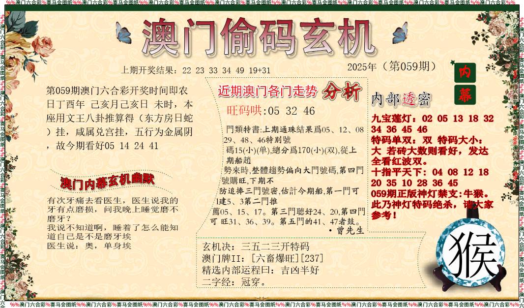 059期偷码玄机[图]