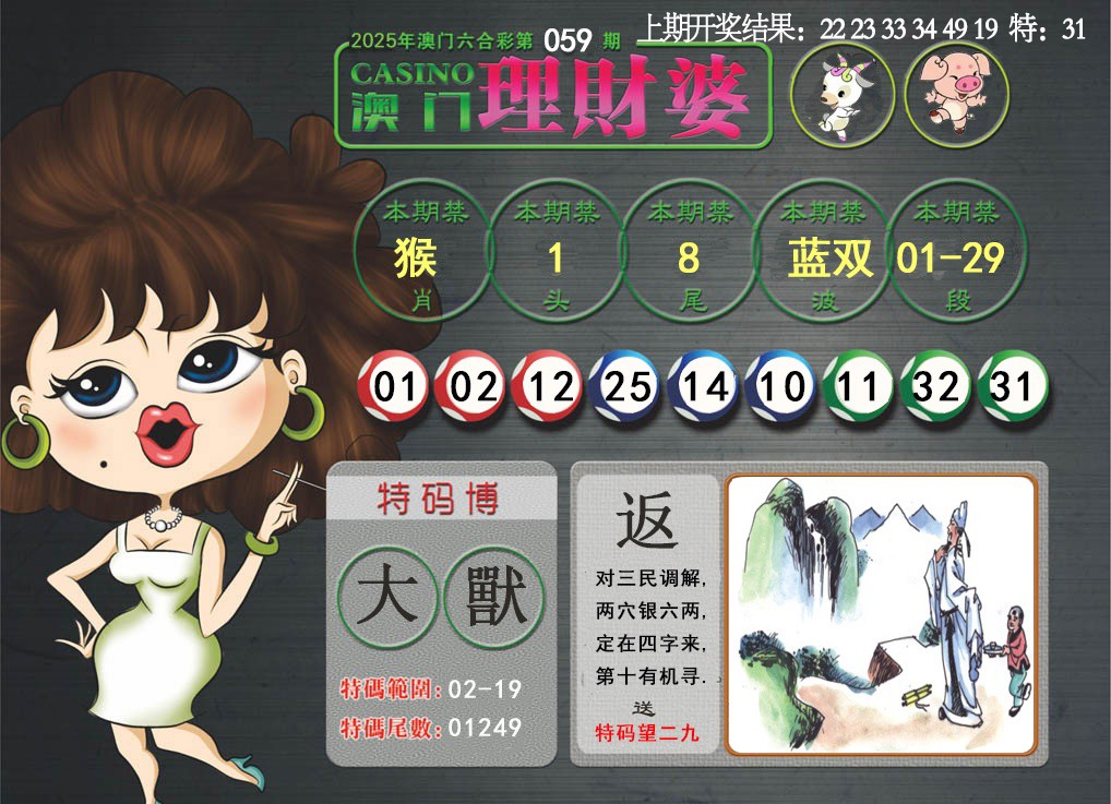 059期澳门理财婆[图]