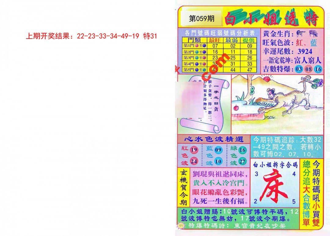 059期白小姐透特[图]